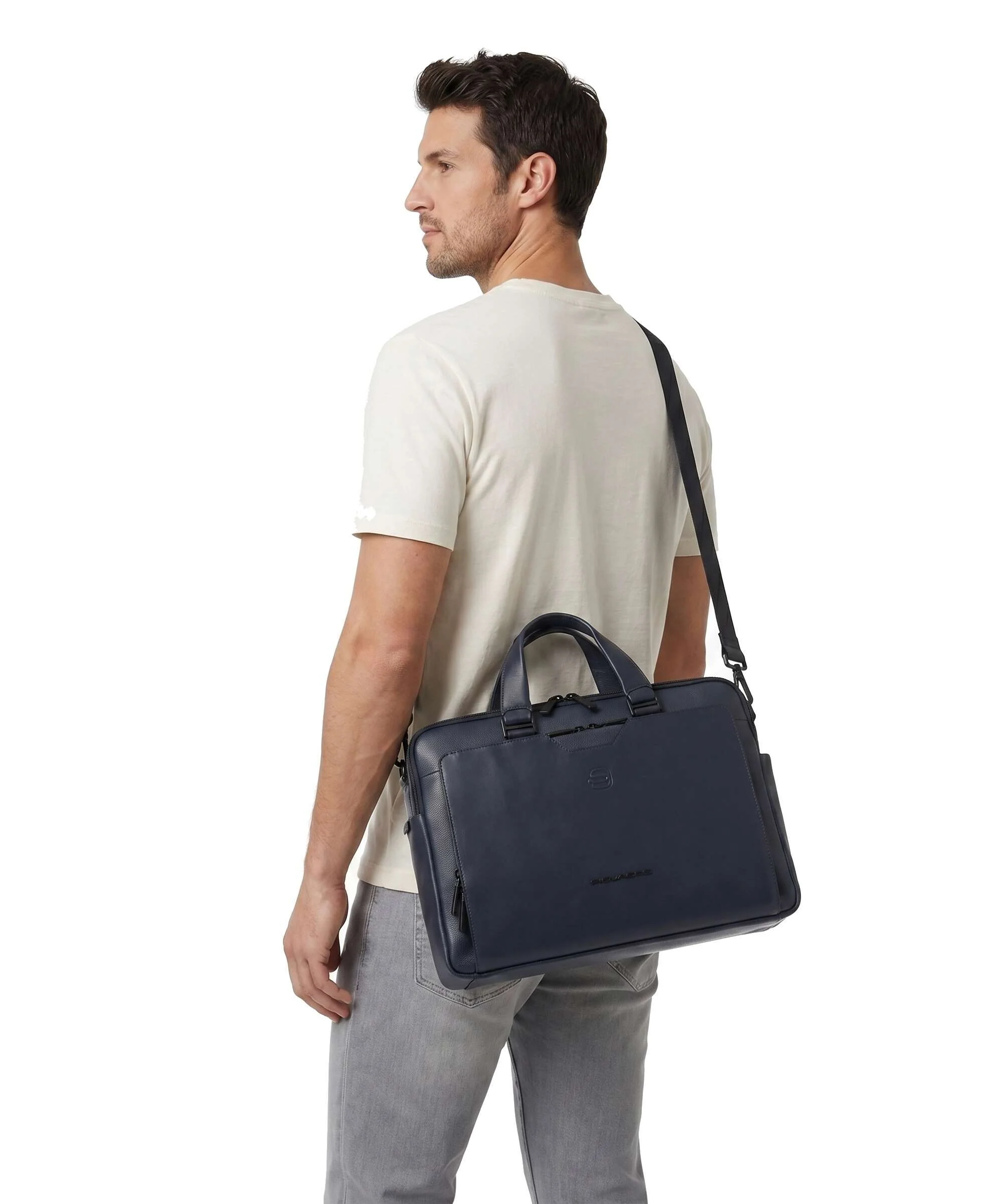 Piquadro Ael Cartella blue - Image 3