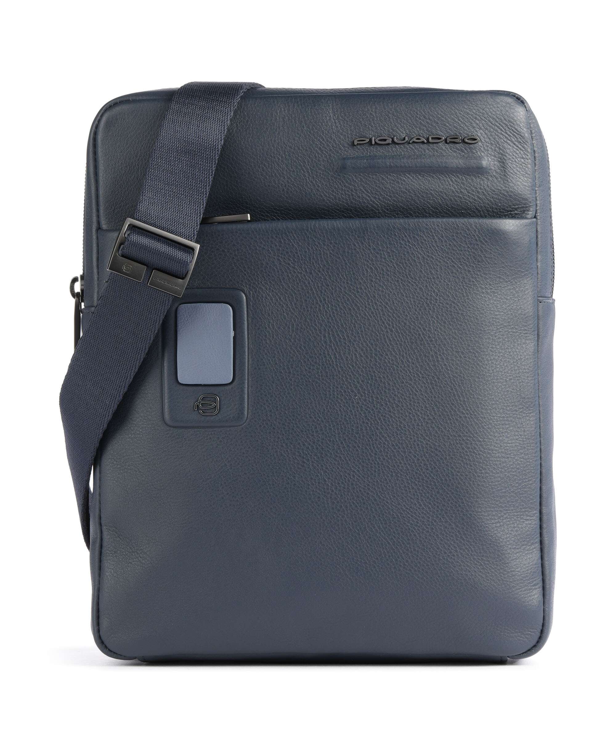 Piquadro Akron Borsa a tracolla blue