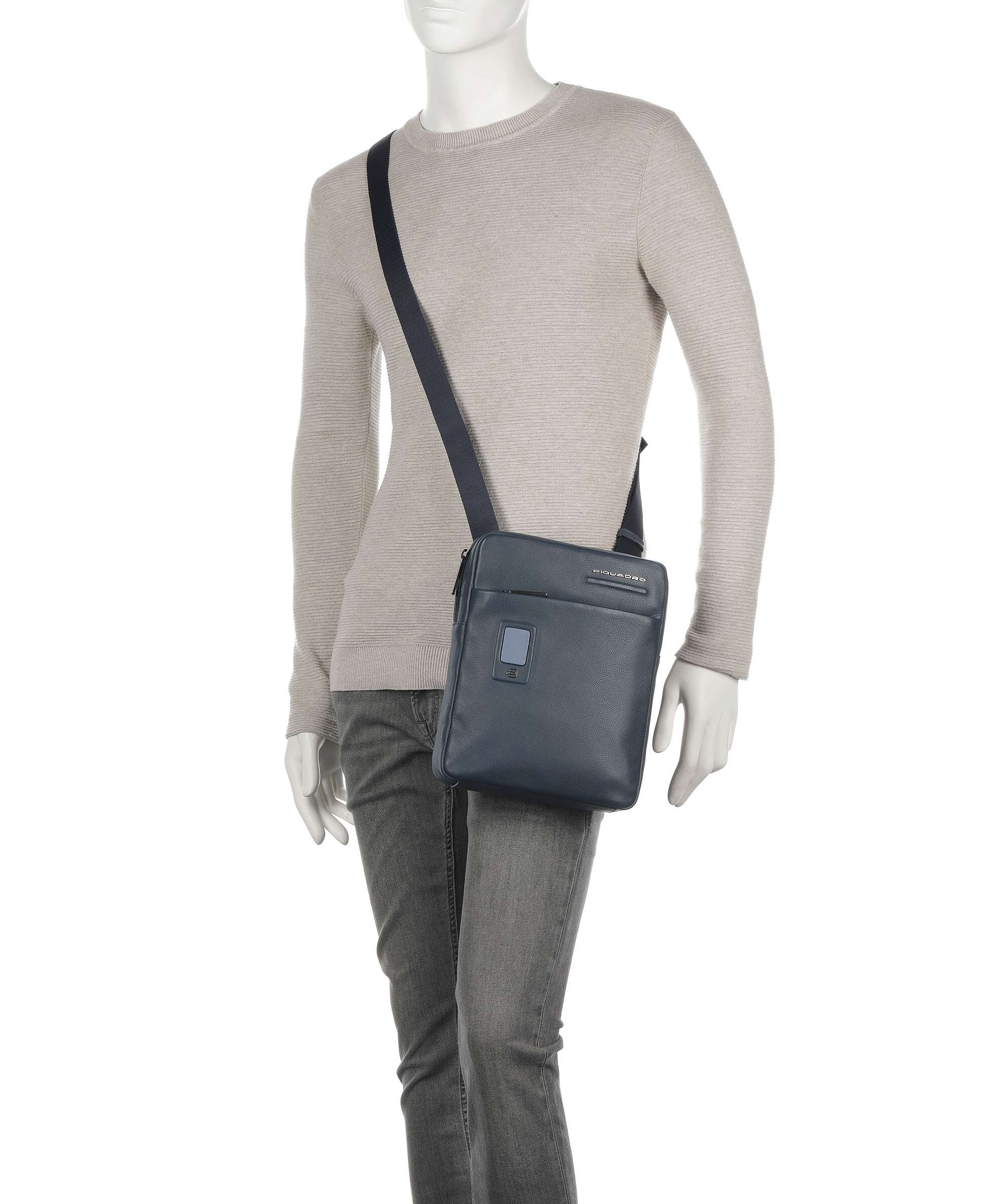 Piquadro Akron Borsa a tracolla blue - Image 3