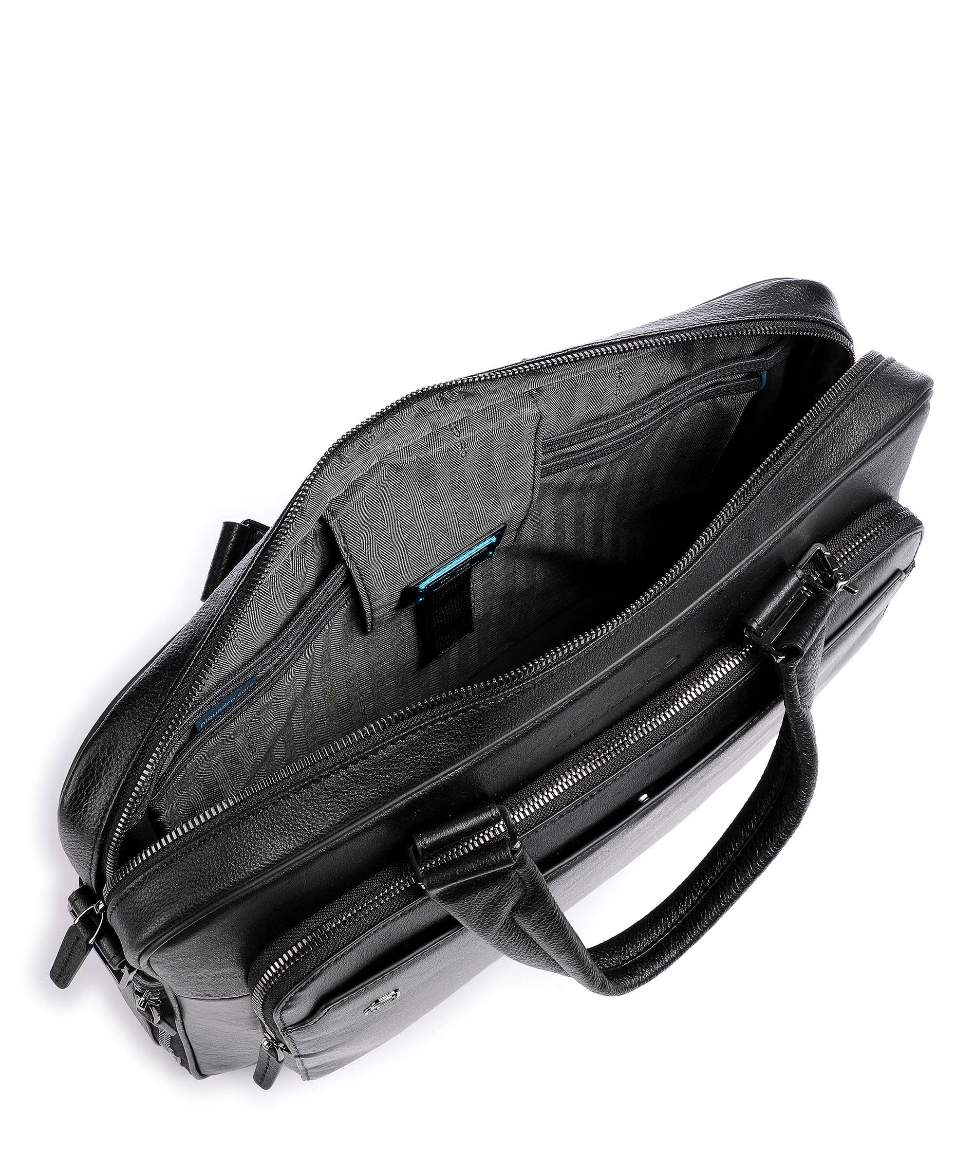 Piquadro Black Square Cartella black - Image 5