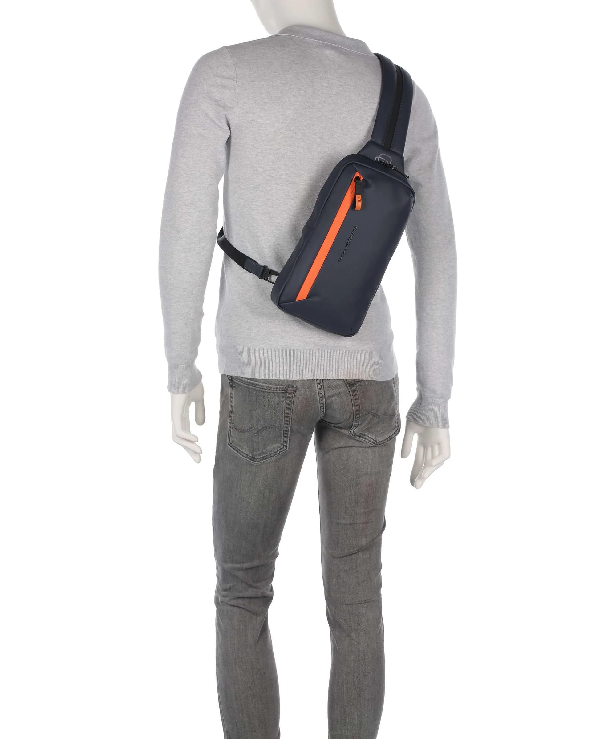 Piquadro C2OW Borsa sling blu - Image 3