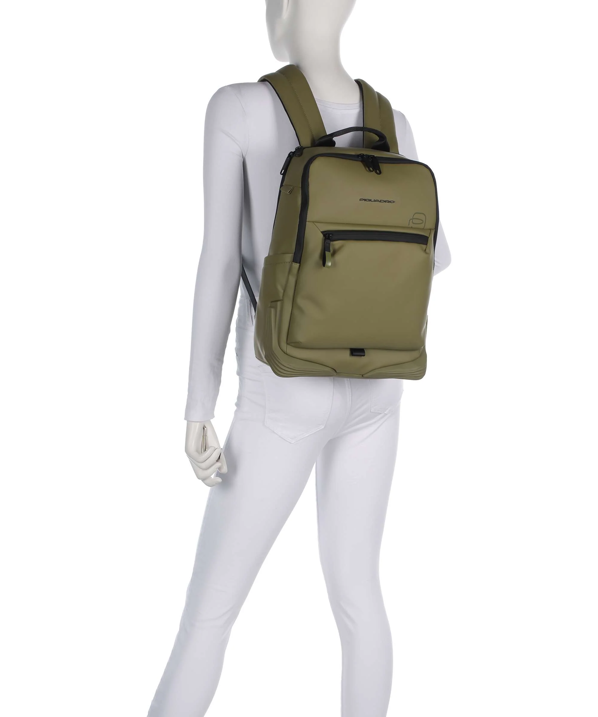 Piquadro Corner 2.0 Zaino light green - Image 3