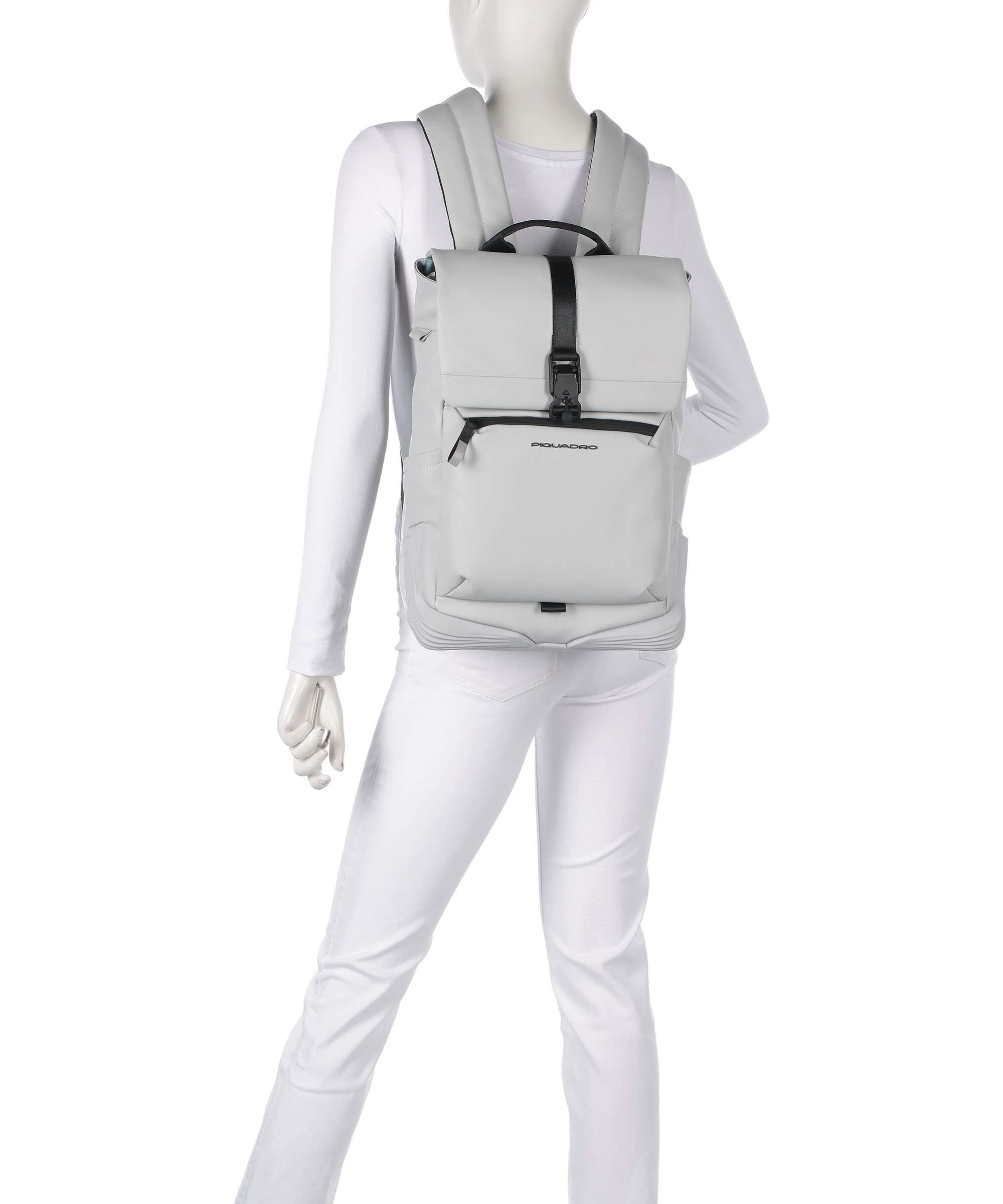 Piquadro Corner Special Zaino white - Image 3