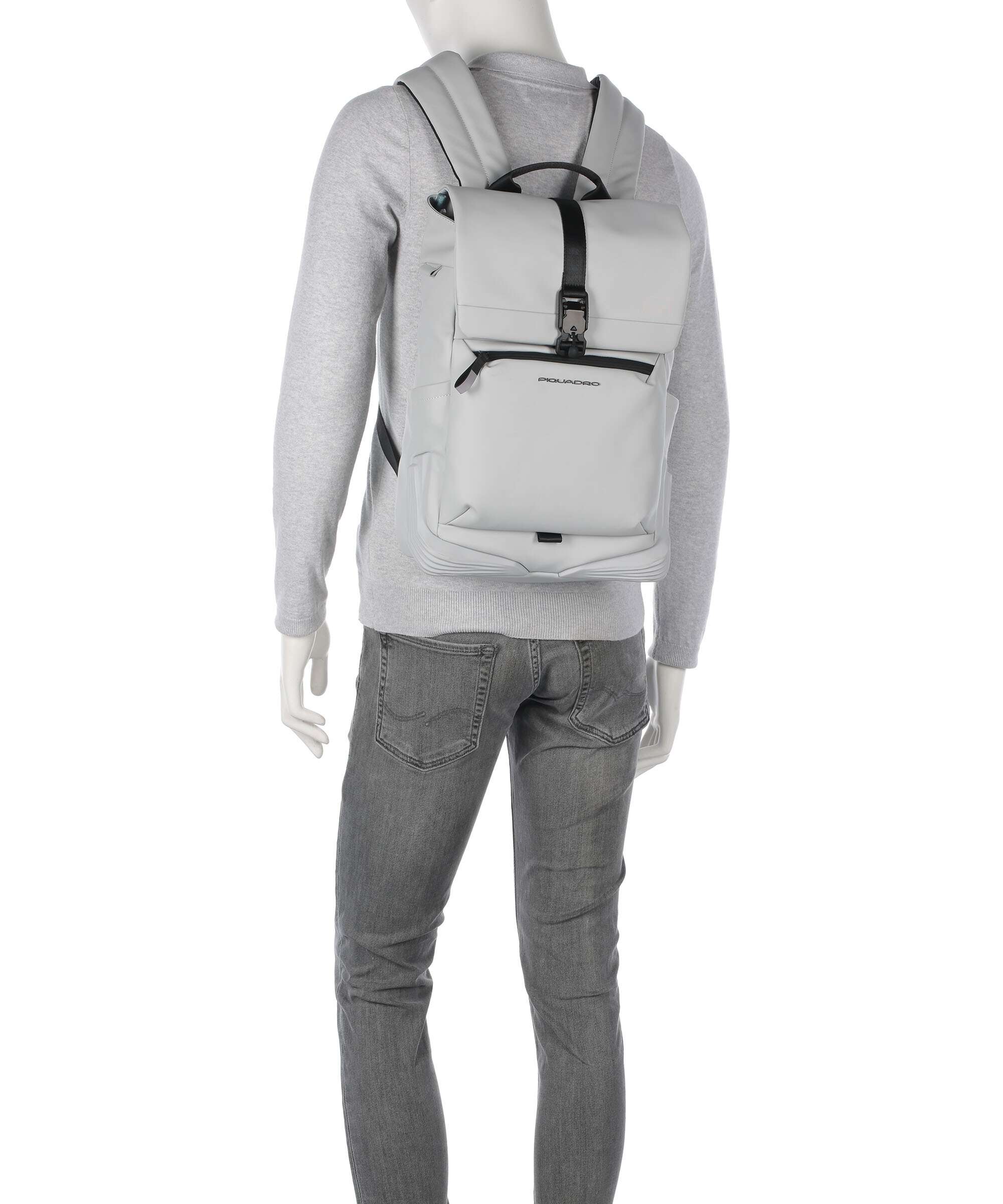 Piquadro Corner Special Zaino white - Image 4