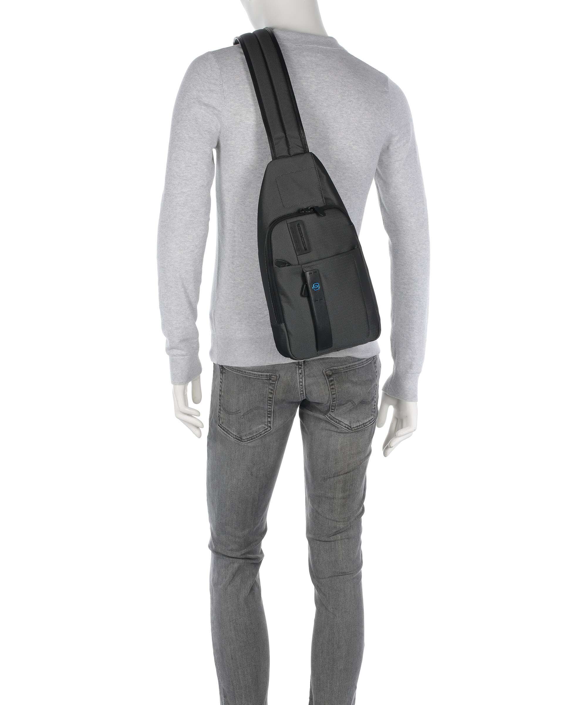 Piquadro P16 Borsa sling grigio - Image 3