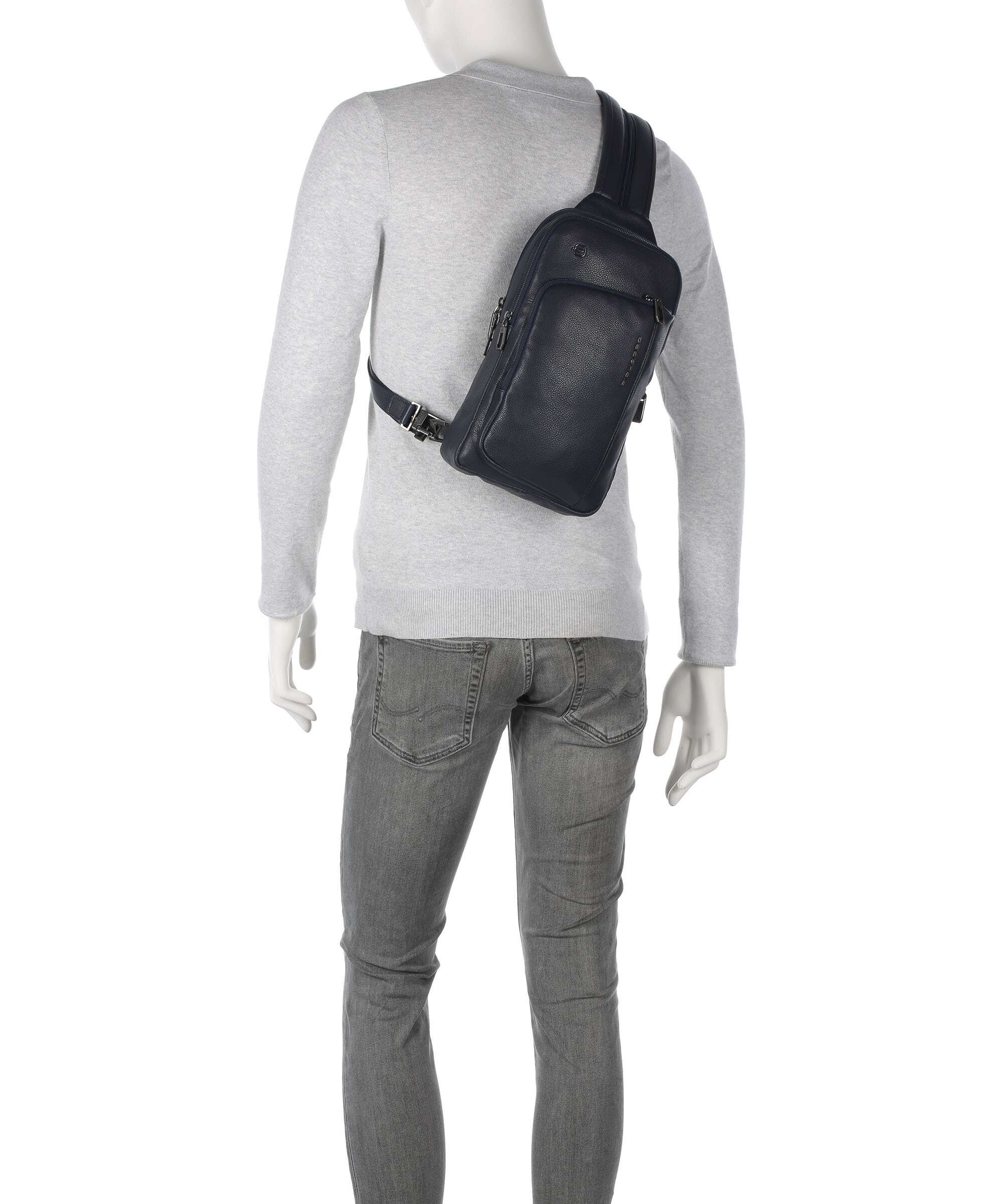 Piquadro S134 Borsa sling blue - Image 3