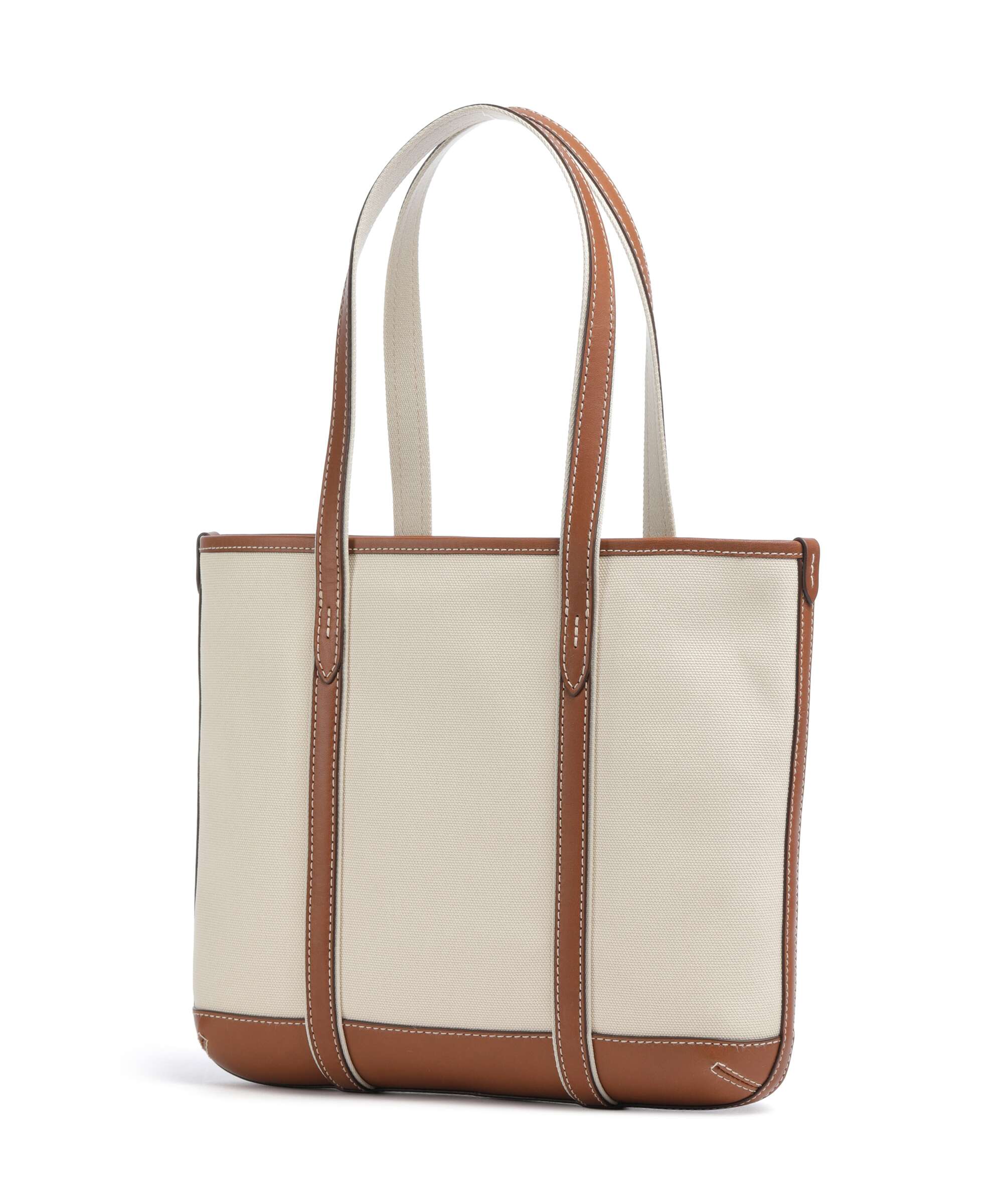 Polo Ralph Lauren Canvas Small Borsa shopper ecru/cuoio - Image 2