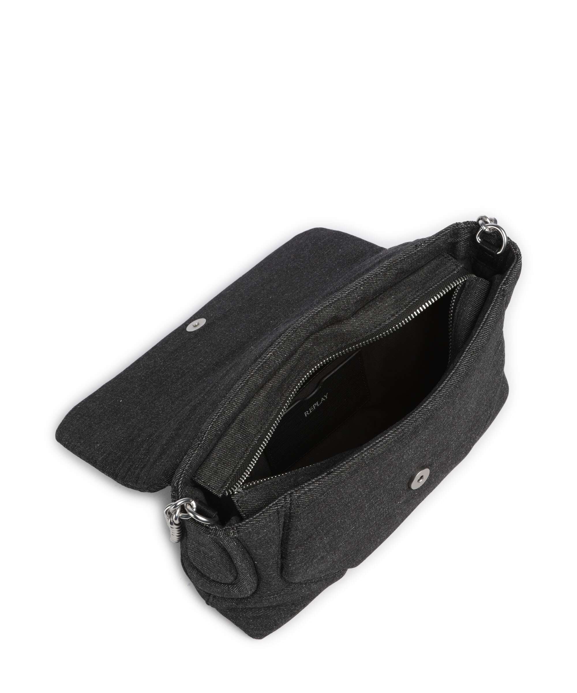 Replay Borsa a spalla washed black - Image 6