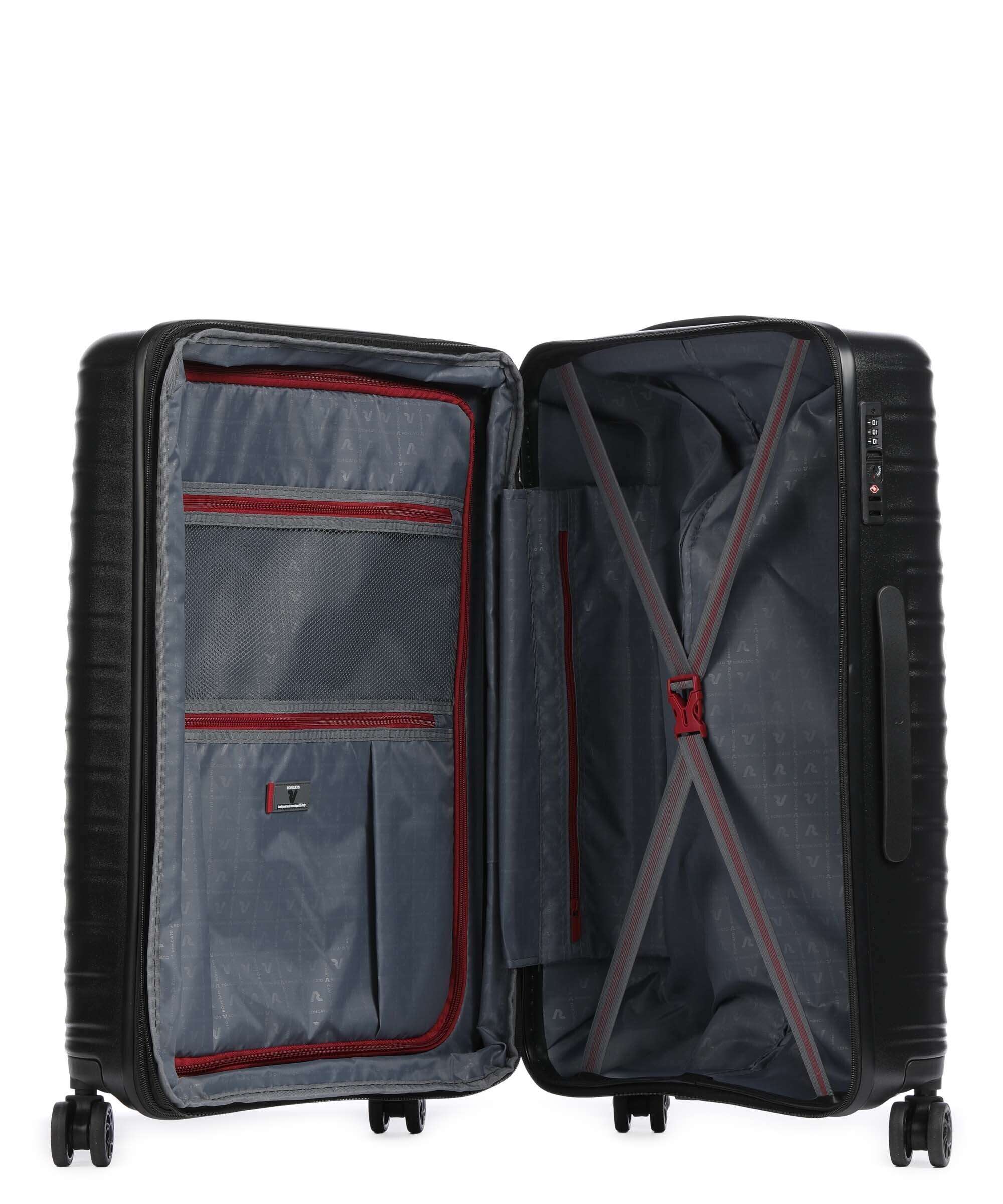 Roncato Wave Valigia trolley (4 ruote) nero - Image 6