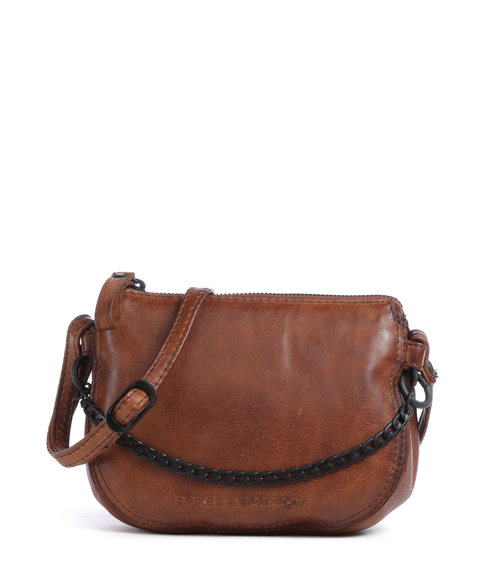 Spikes & Sparrow Apache Delaine Borsa a tracolla brandy