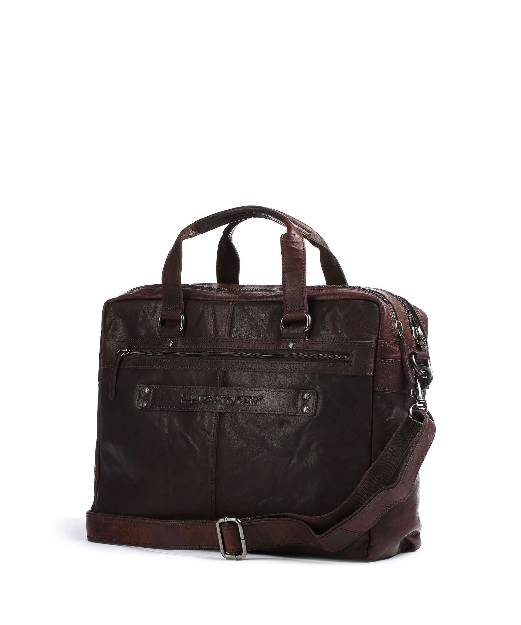Spikes & Sparrow Bronco Cartella dark brown - Image 2