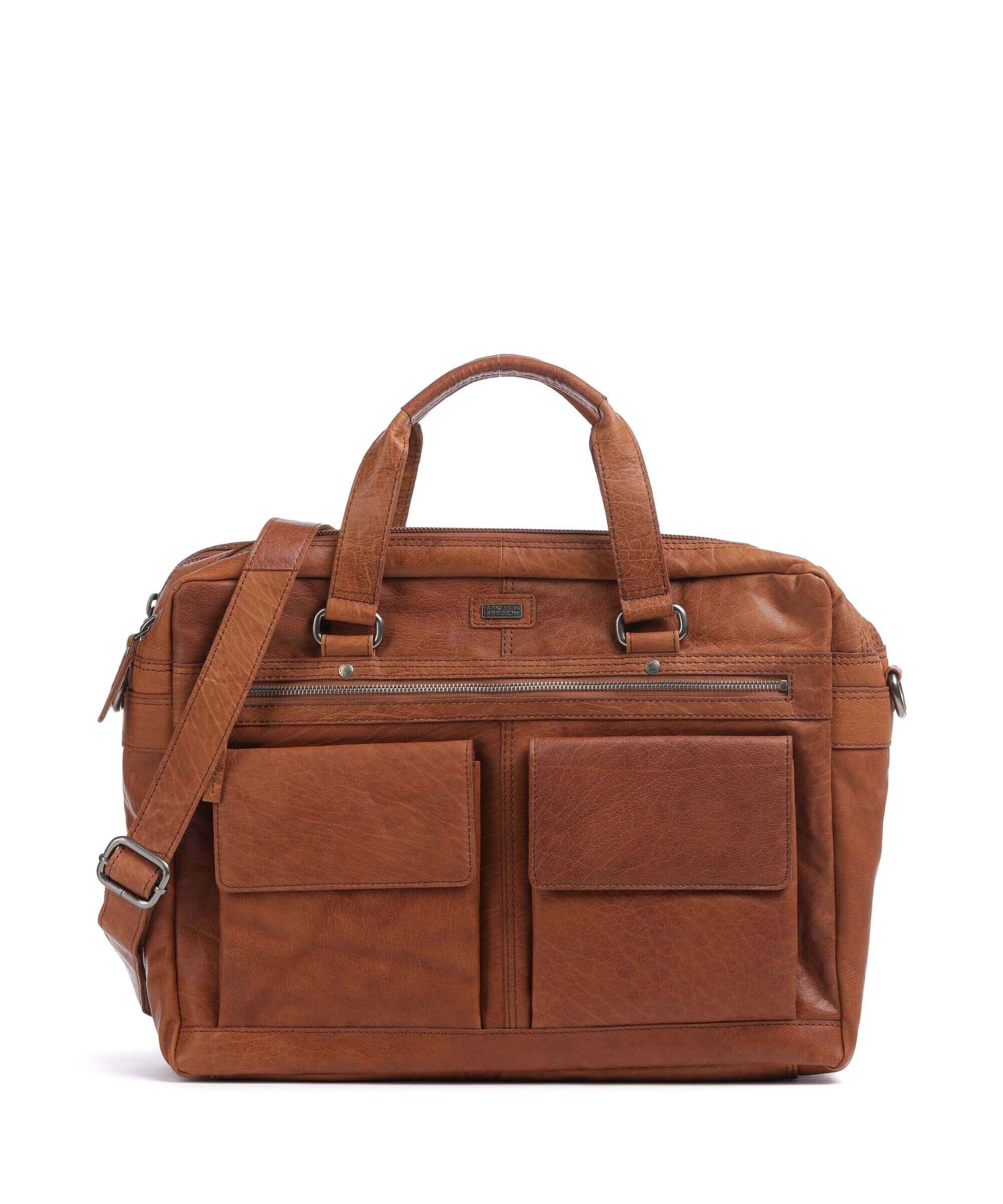 Spikes & Sparrow Bronco Cartella cognac