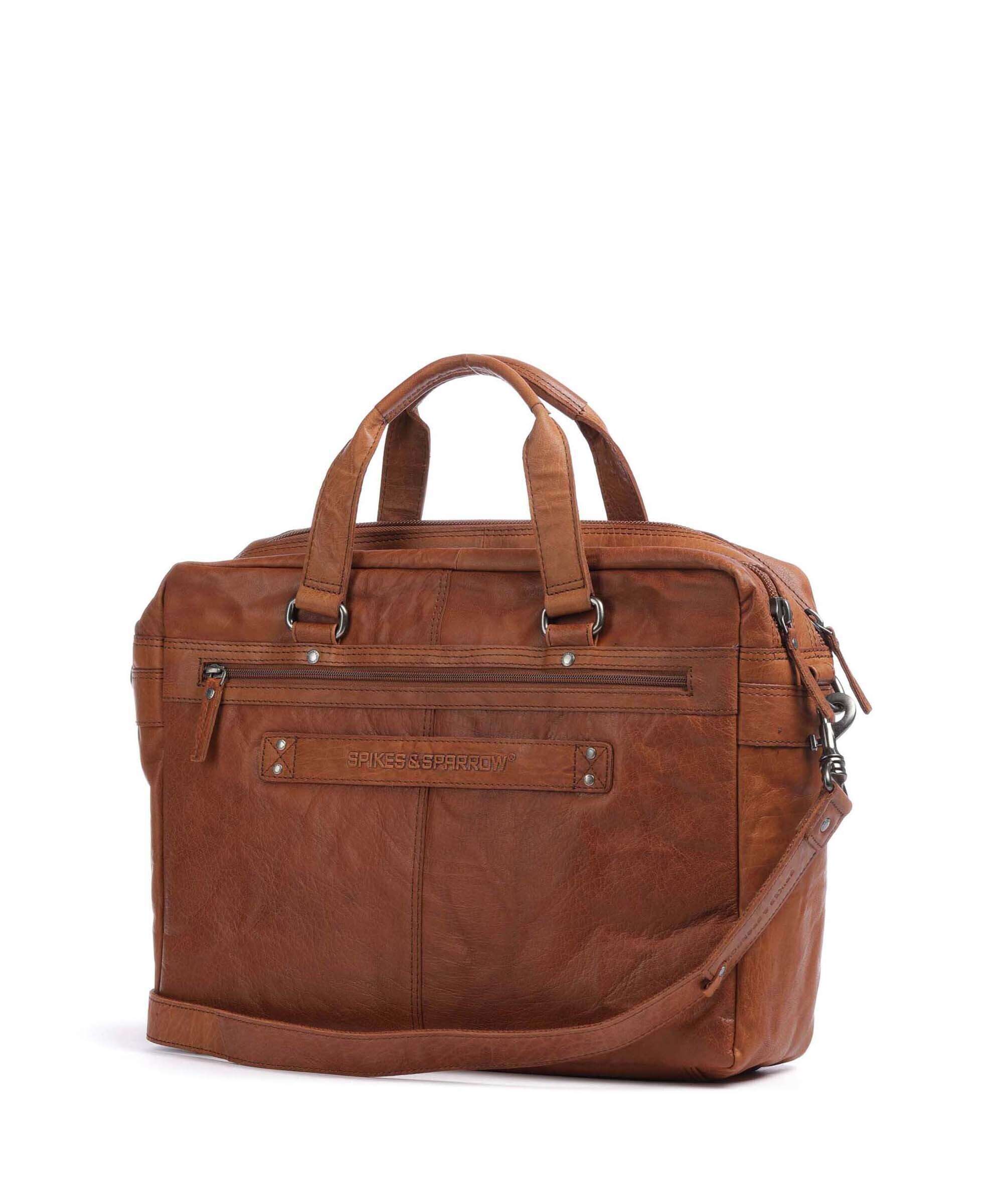Spikes & Sparrow Bronco Cartella cognac - Image 2