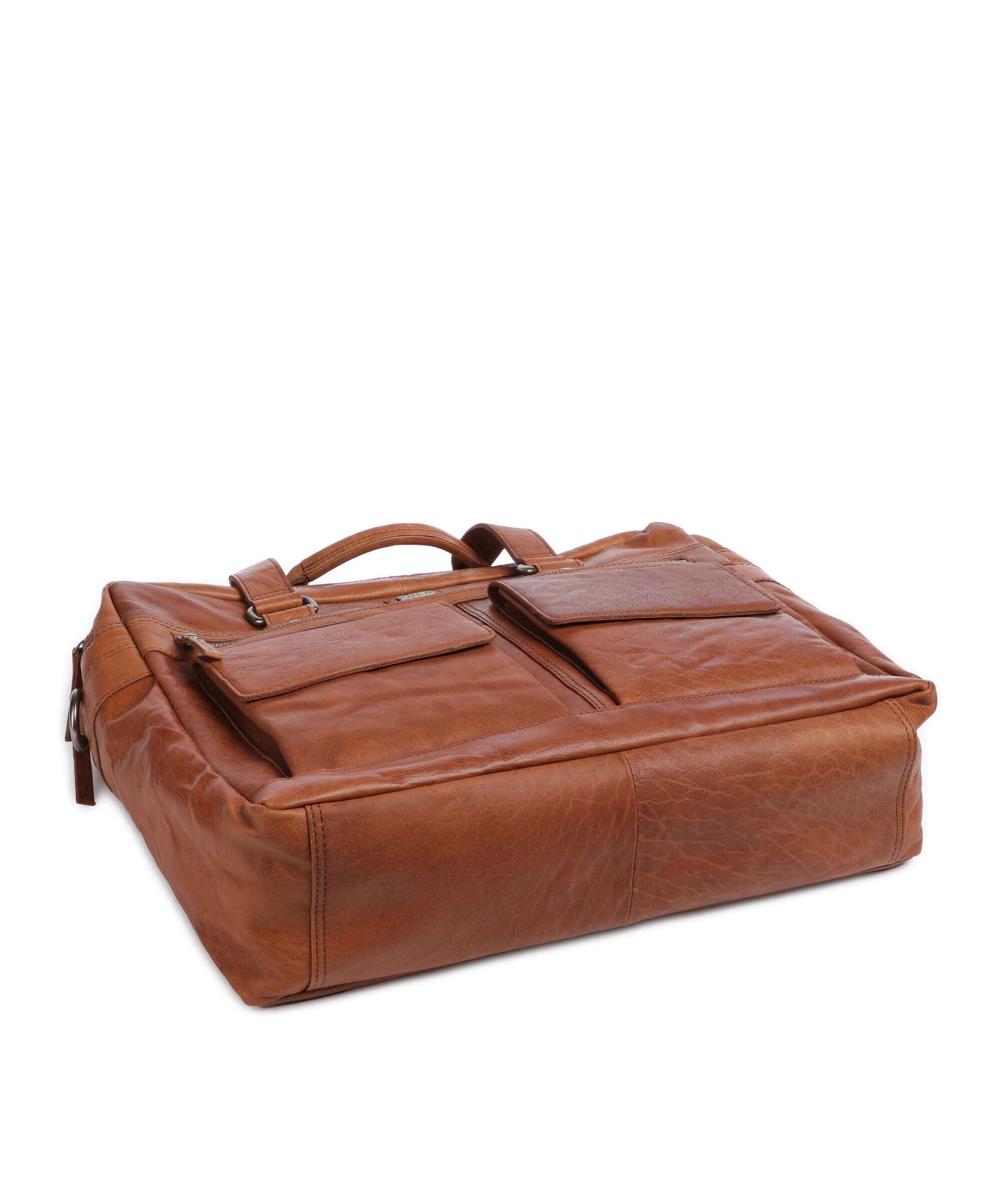 Spikes & Sparrow Bronco Cartella cognac - Image 5