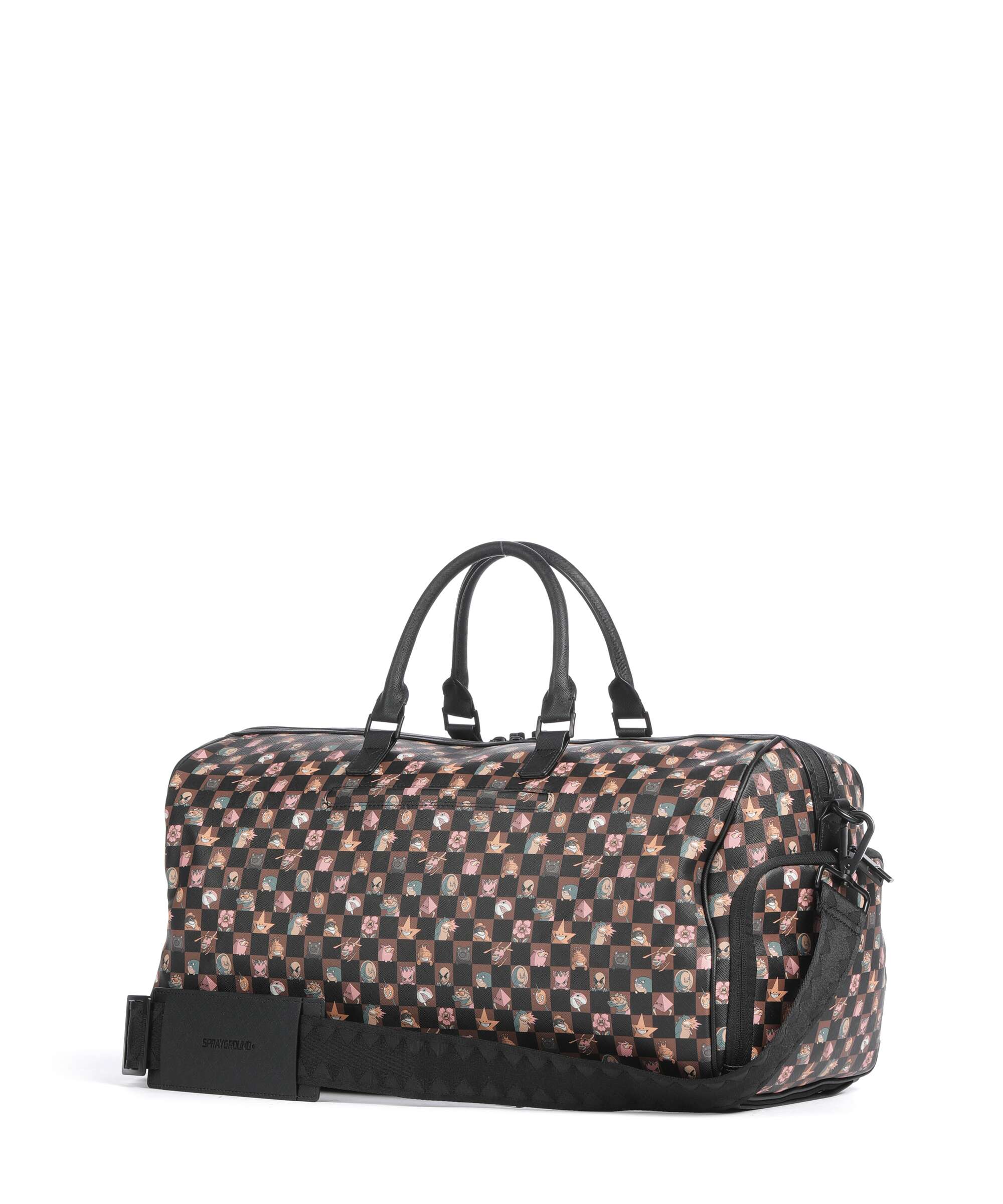 Sprayground Peeking Characters Remix Borsone da weekend brown - Image 2