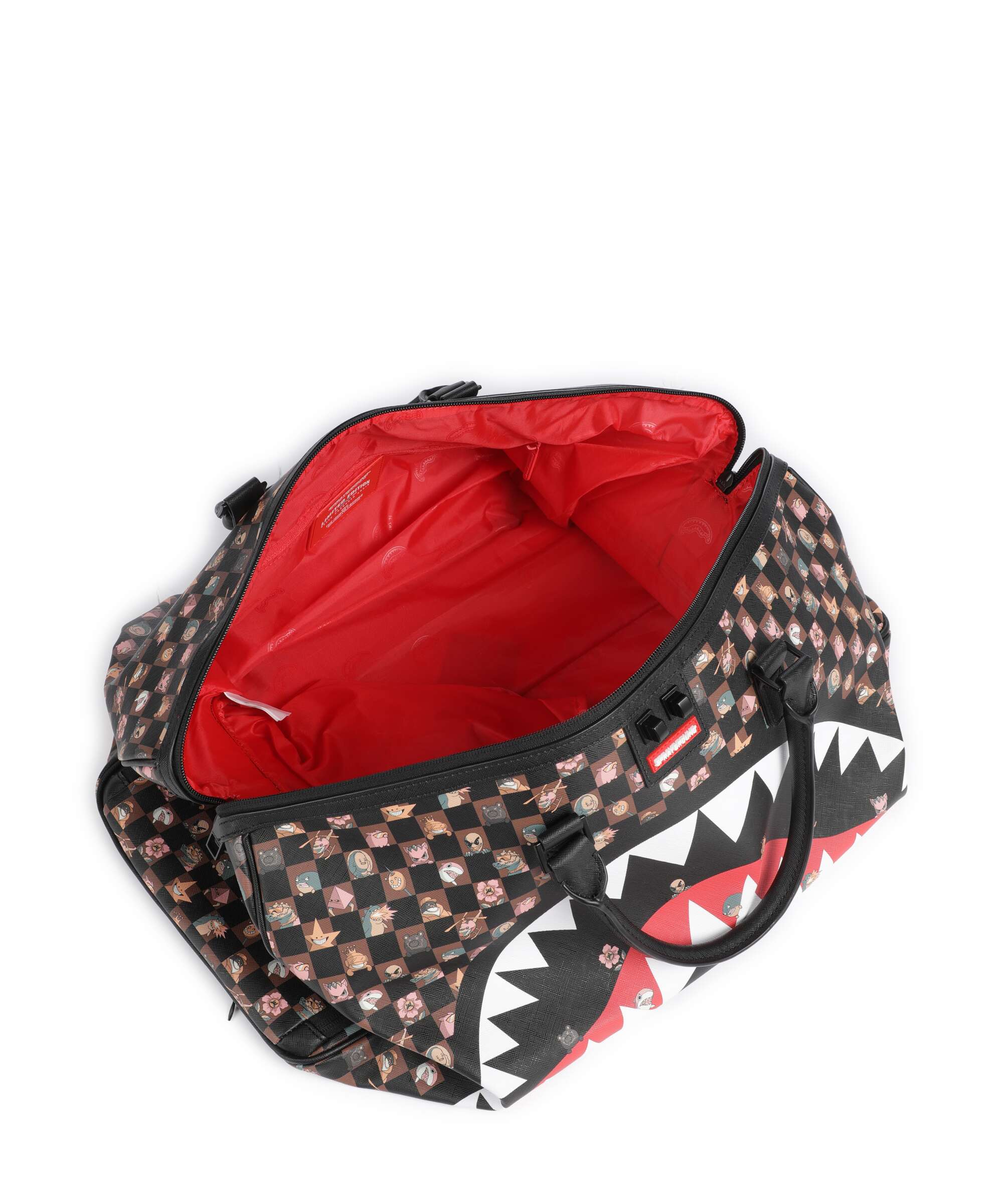 Sprayground Peeking Characters Remix Borsone da weekend brown - Image 7