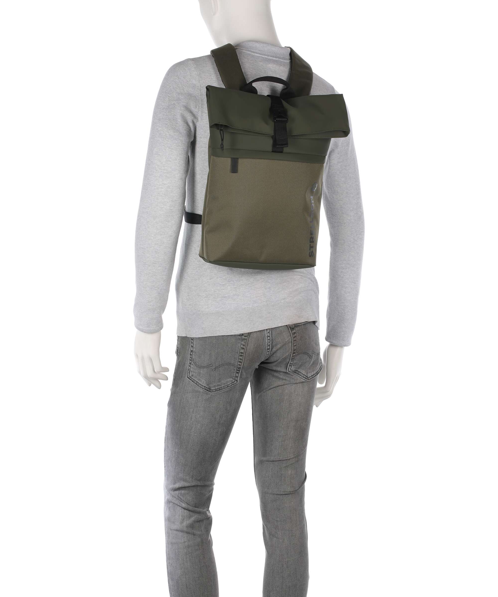 Strellson Alperton Zaino roll-top olive night - Image 4