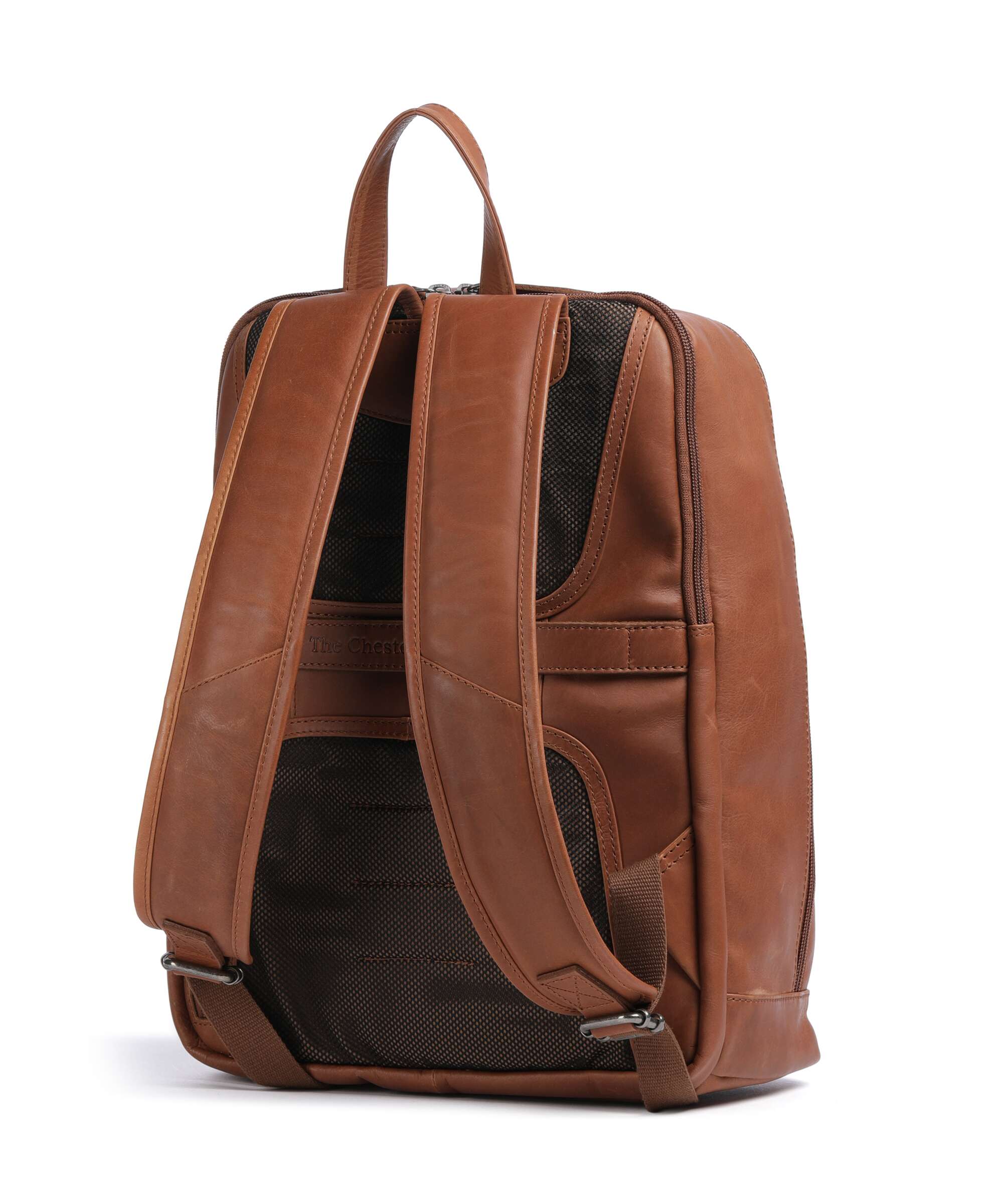 The Chesterfield Brand Cow Wax Pull Up Detroit Zaino cognac - Image 2
