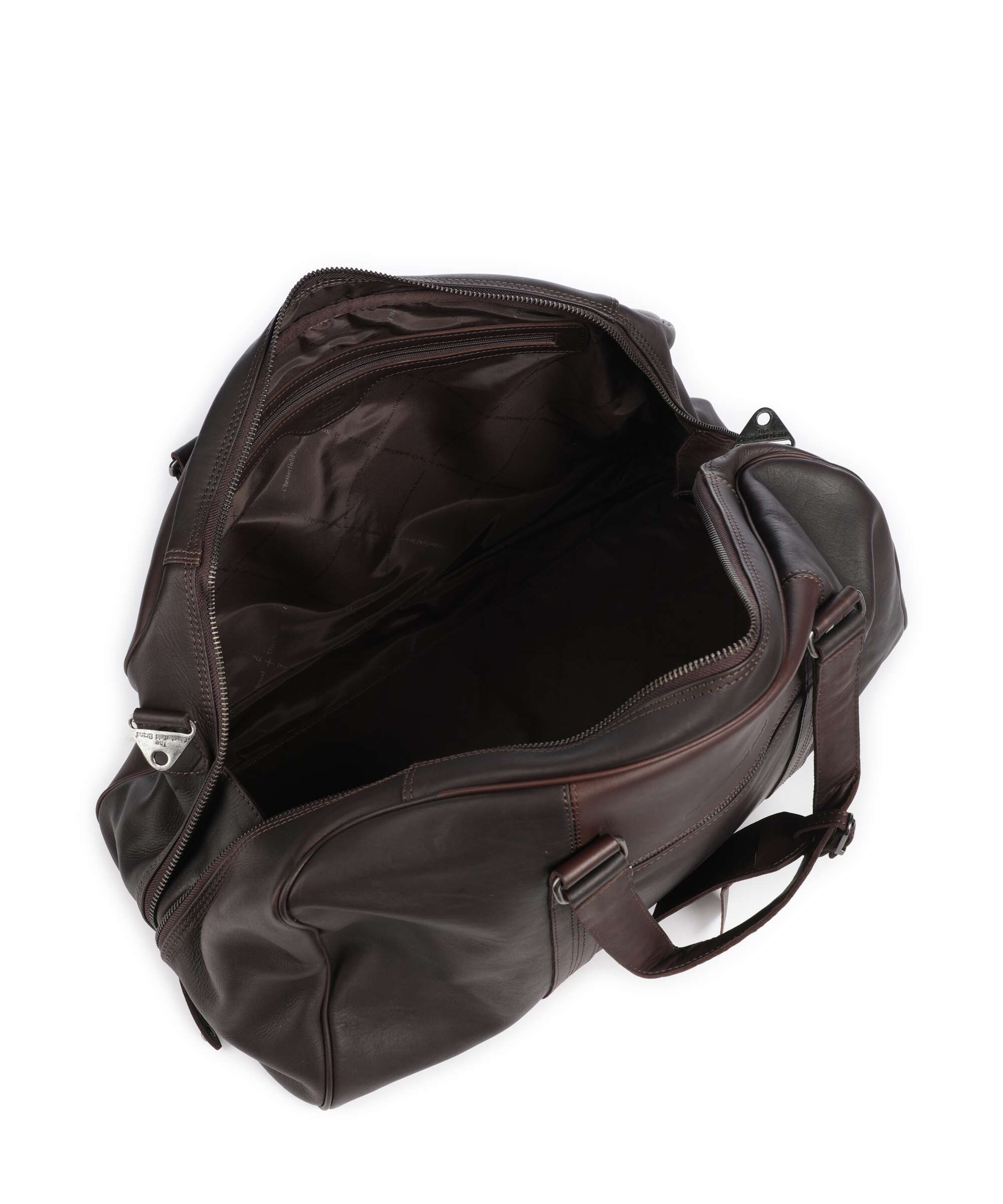The Chesterfield Brand Wax Pull Up Cow Rivaro Borsone da weekend brown - Image 5