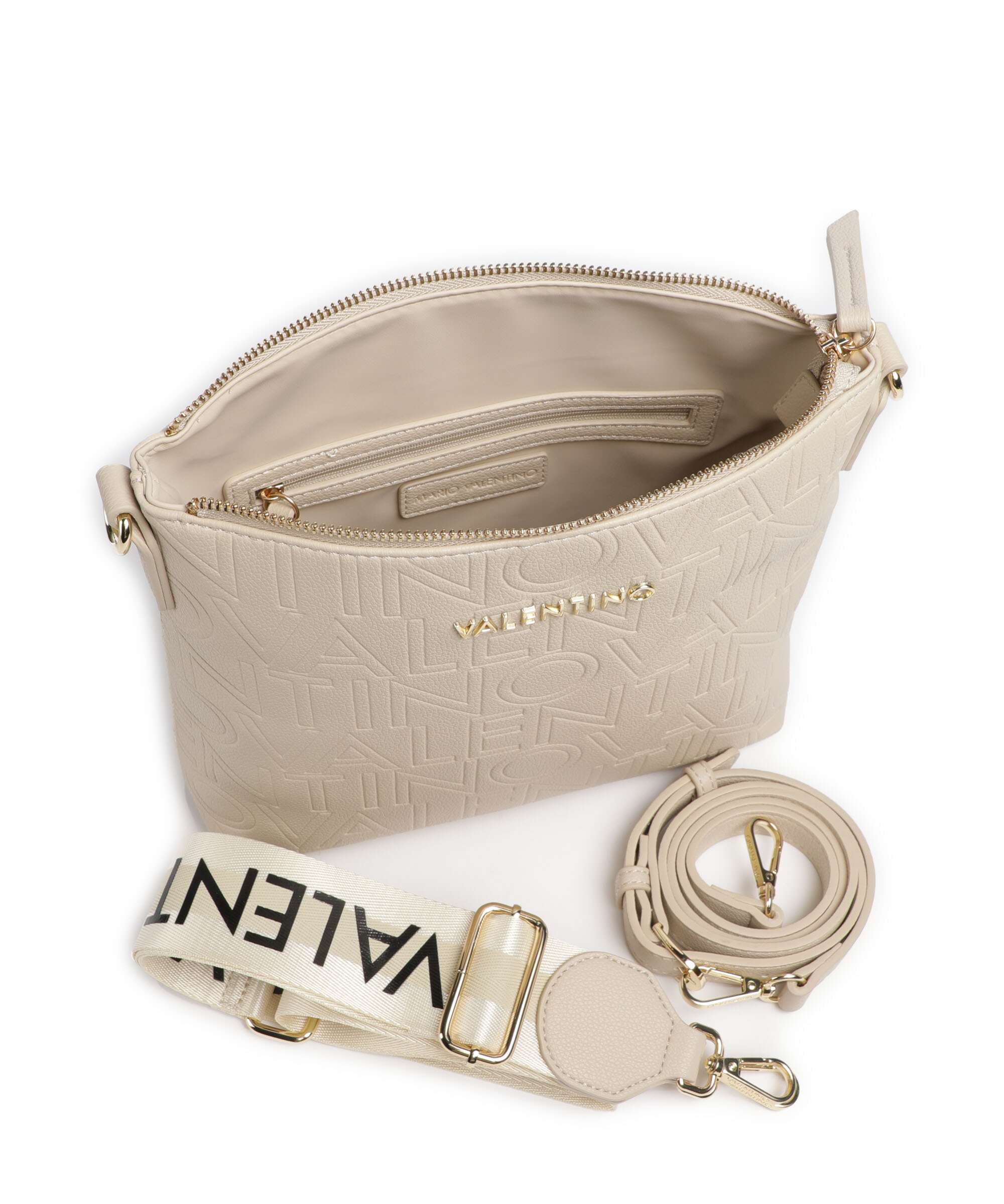 Valentino Bags Pansy Borsa a tracolla ecru - Image 4