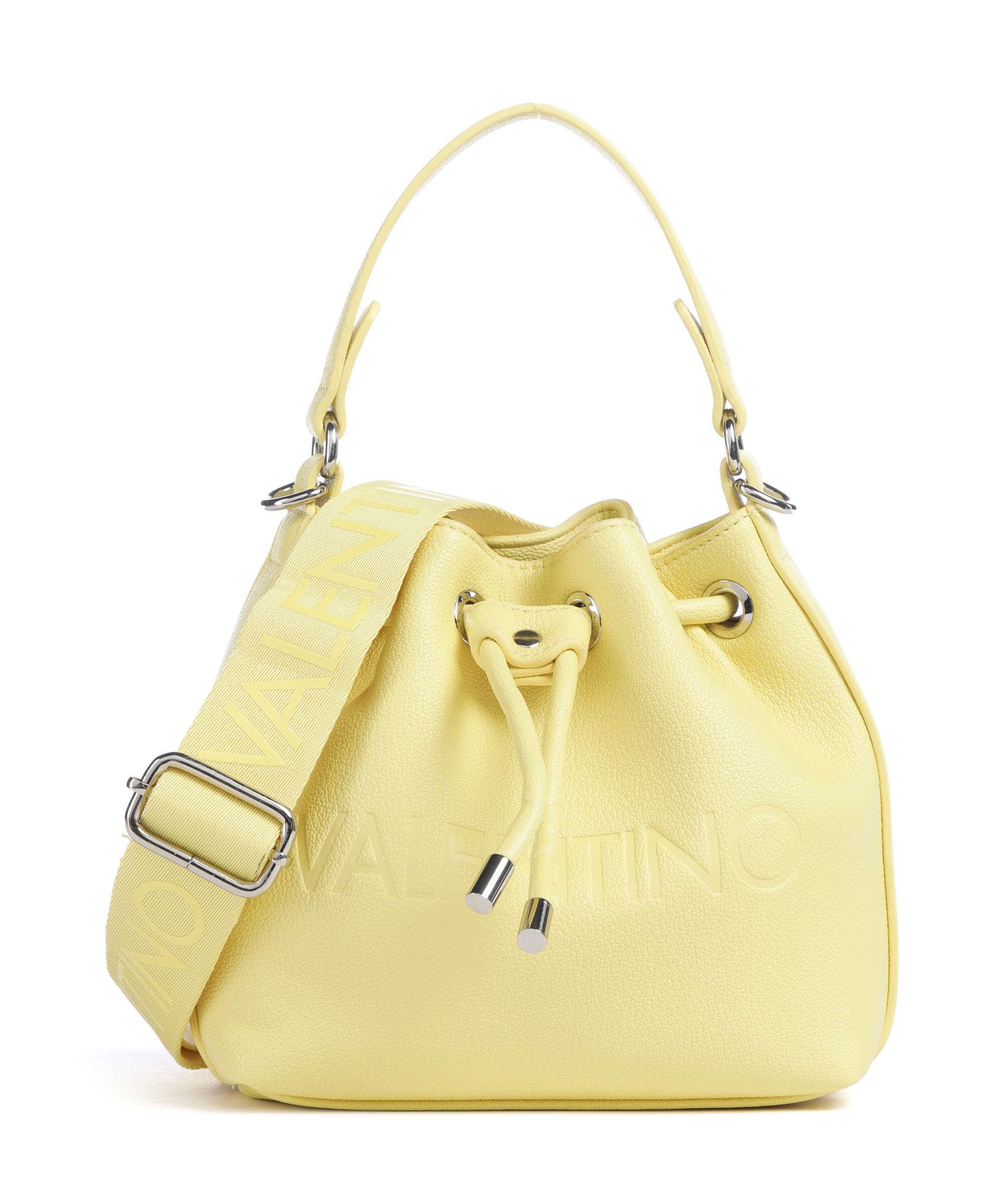 Valentino Bags Sirah Re Borsa a secchiello giallo
