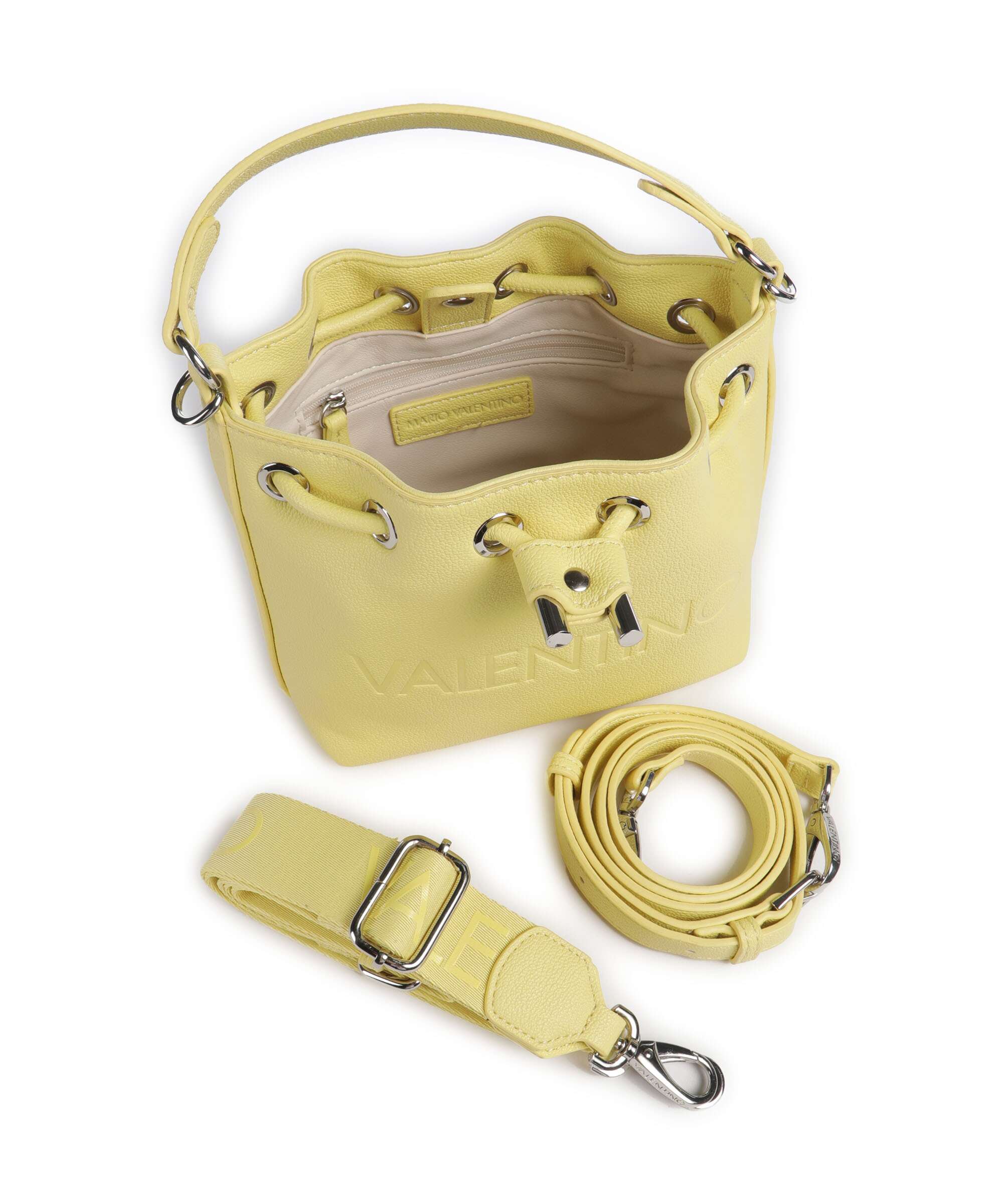 Valentino Bags Sirah Re Borsa a secchiello giallo - Image 5