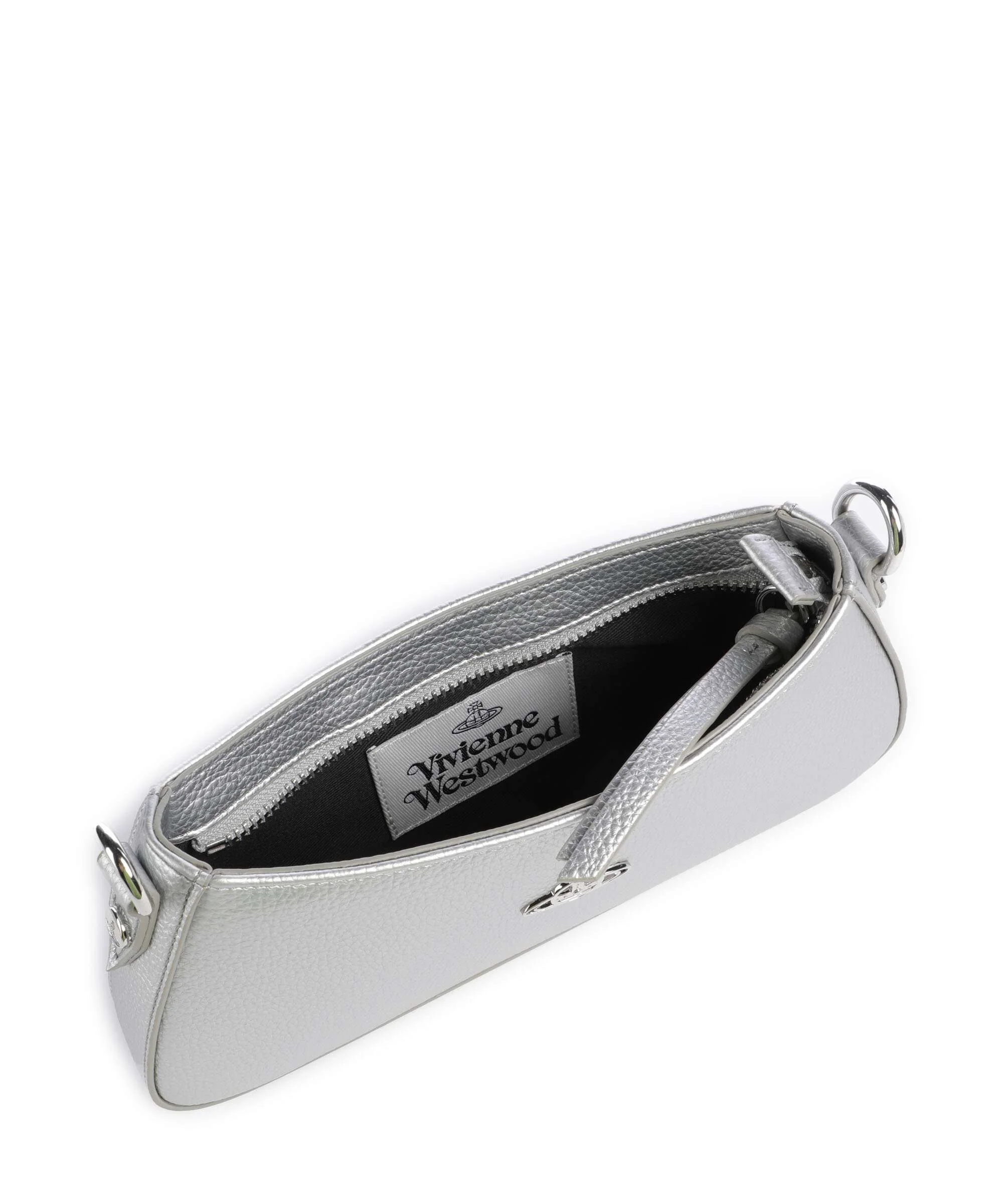 Vivienne Westwood Tasha Grain Borsa a spalla silver - Image 5