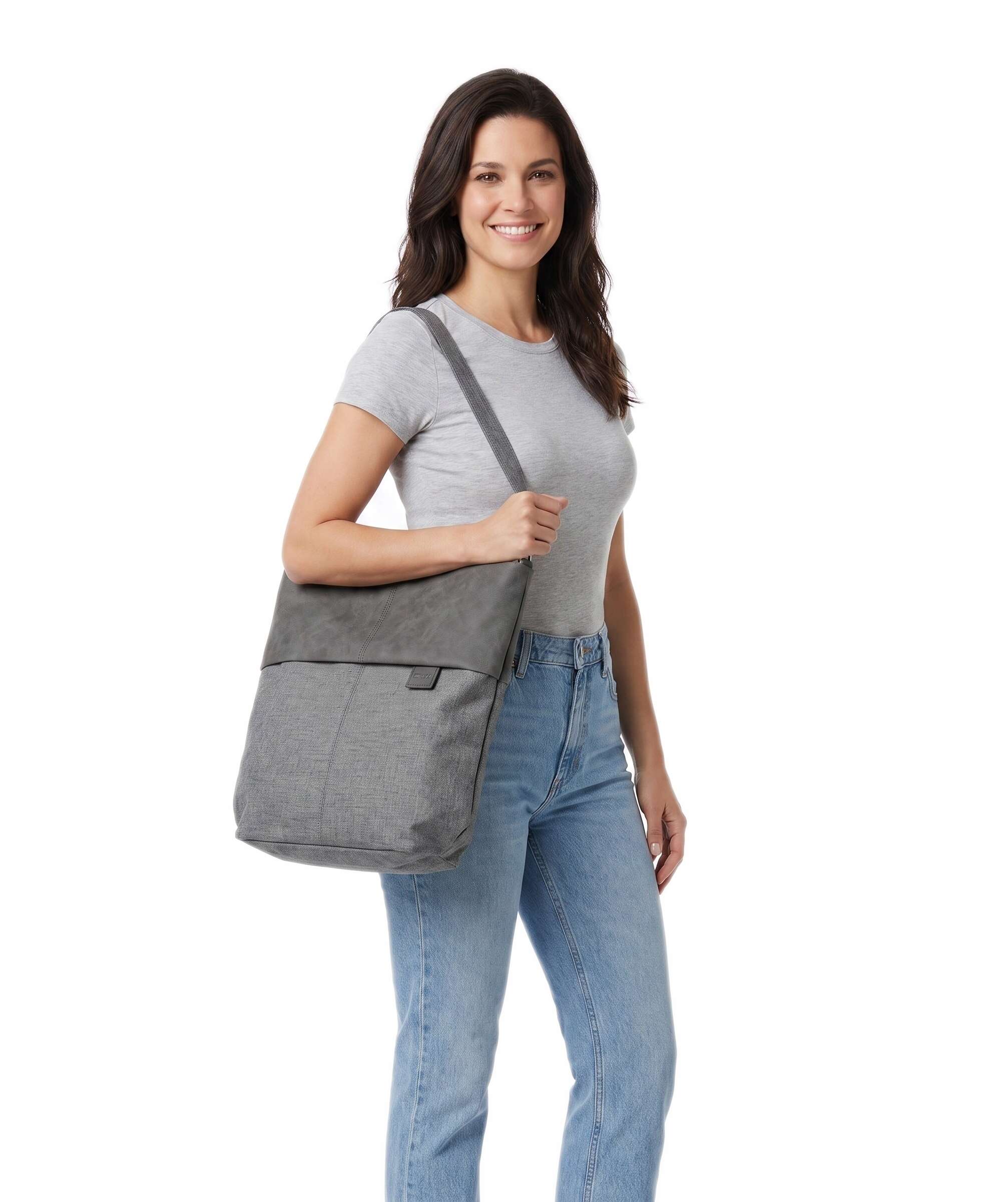 Zwei Olli OT12 Borsa hobo grey - Image 3